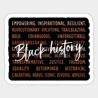 Black History Sticker